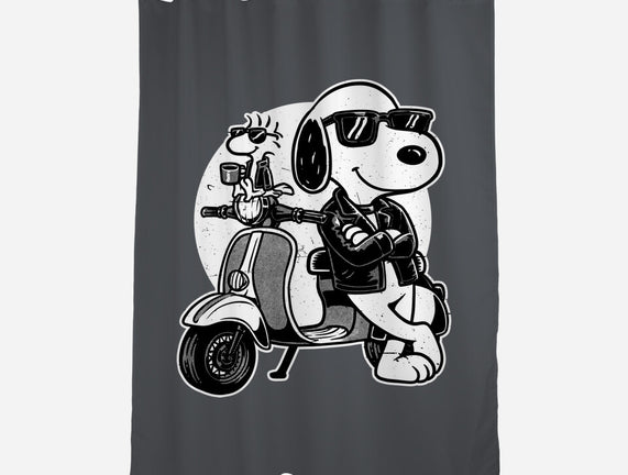 Cool Beagle Biker