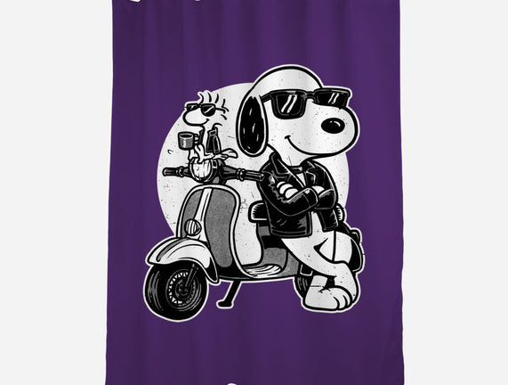 Cool Beagle Biker