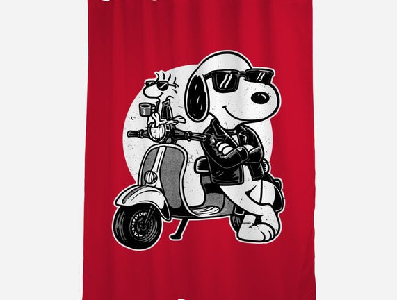 Cool Beagle Biker