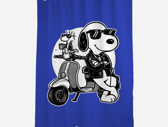 Cool Beagle Biker