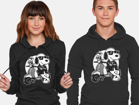 Cool Beagle Biker