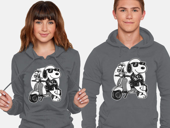 Cool Beagle Biker