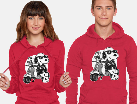 Cool Beagle Biker