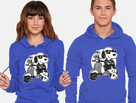 Cool Beagle Biker