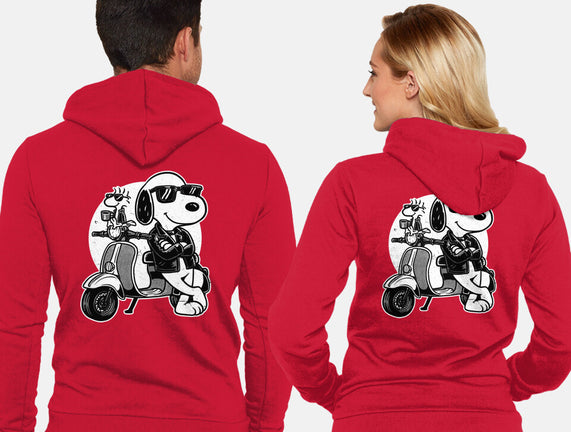 Cool Beagle Biker