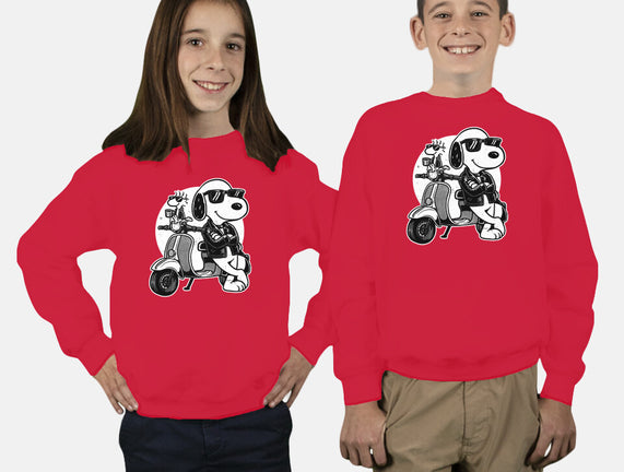 Cool Beagle Biker