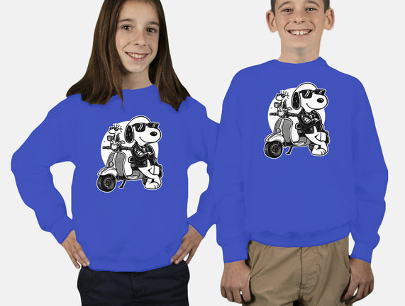 Cool Beagle Biker