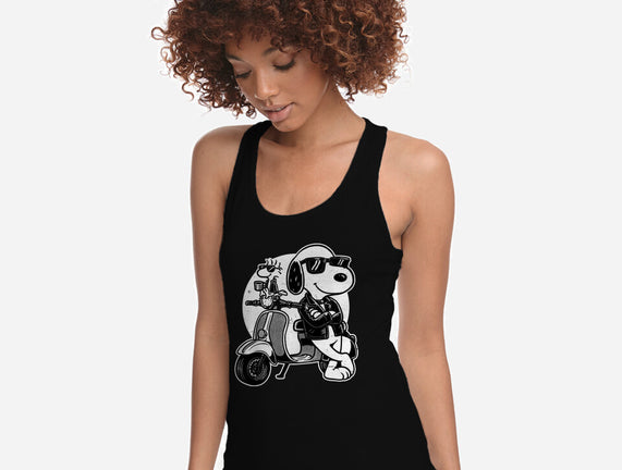 Cool Beagle Biker