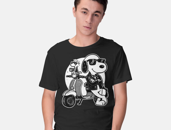 Cool Beagle Biker