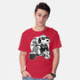 Cool Beagle Biker-Mens-Basic-Tee-Studio Mootant