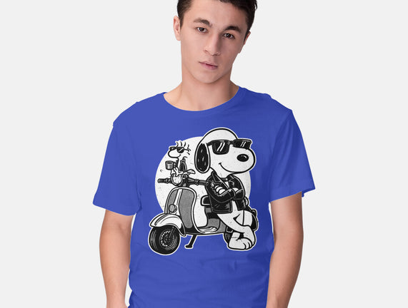 Cool Beagle Biker