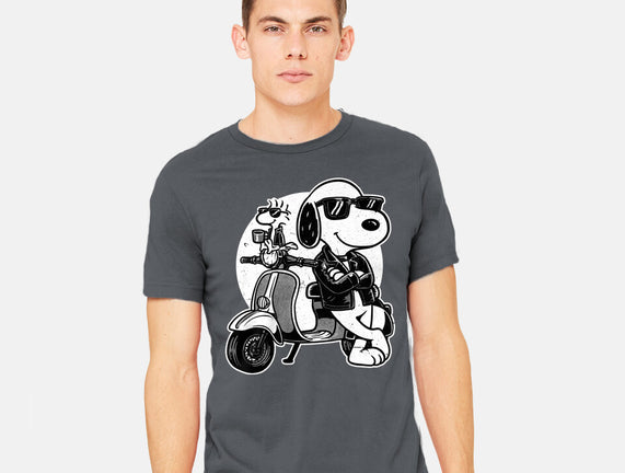 Cool Beagle Biker