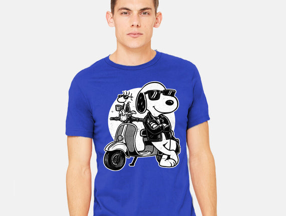 Cool Beagle Biker