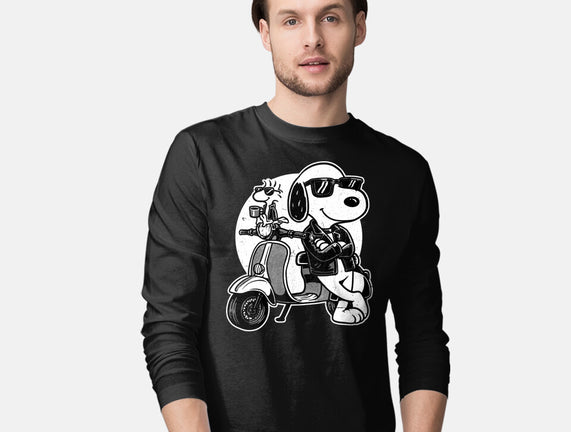 Cool Beagle Biker