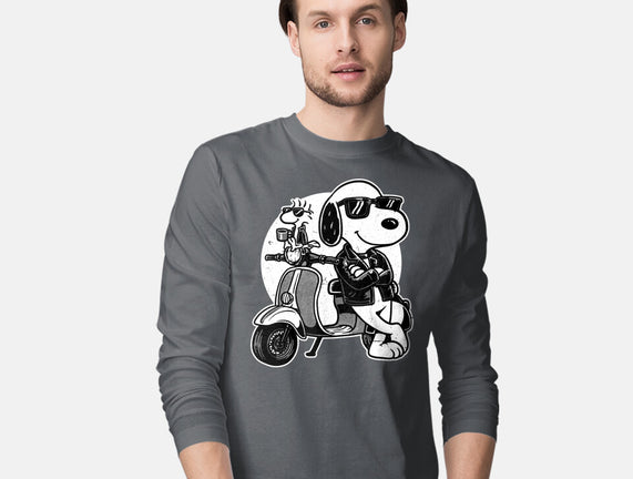 Cool Beagle Biker