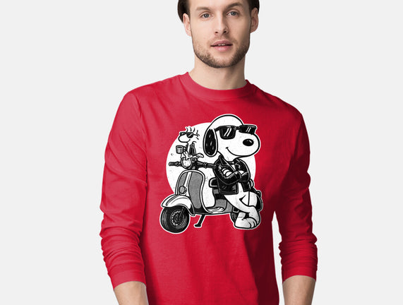 Cool Beagle Biker