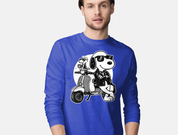 Cool Beagle Biker