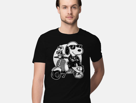 Cool Beagle Biker