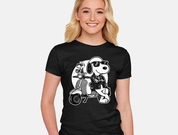 Cool Beagle Biker