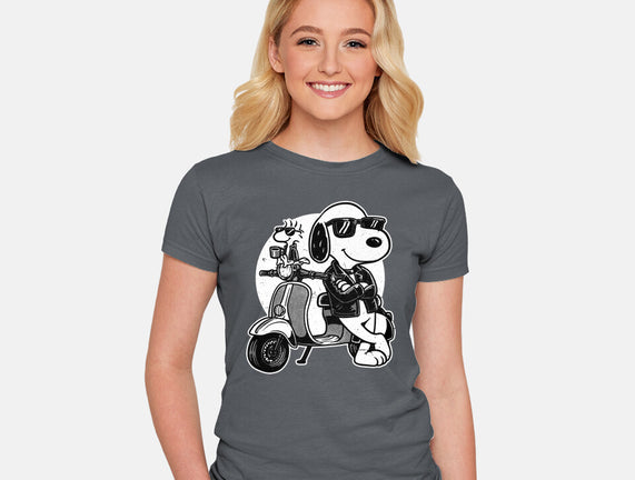 Cool Beagle Biker