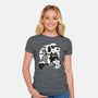 Cool Beagle Biker-Womens-Fitted-Tee-Studio Mootant