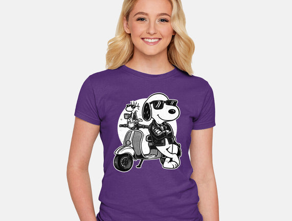 Cool Beagle Biker