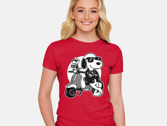 Cool Beagle Biker