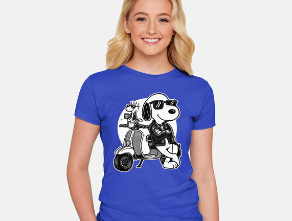 Cool Beagle Biker