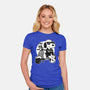 Cool Beagle Biker-Womens-Fitted-Tee-Studio Mootant