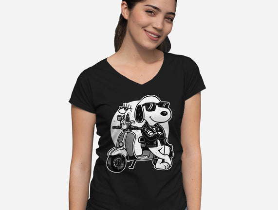 Cool Beagle Biker
