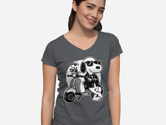 Cool Beagle Biker