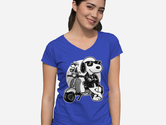 Cool Beagle Biker