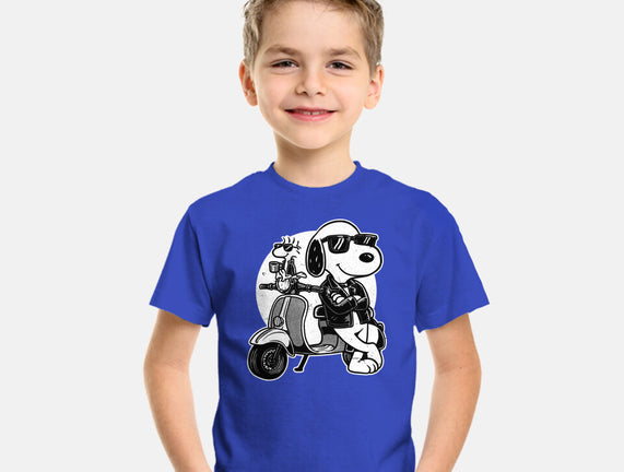 Cool Beagle Biker