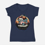 Derpy Chimney-Womens-V-Neck-Tee-glitchygorilla