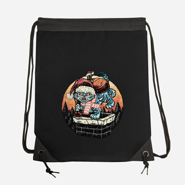 Derpy Chimney-None-Drawstring-Bag-glitchygorilla