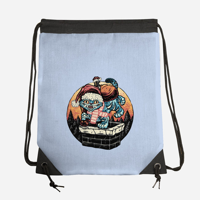 Derpy Chimney-None-Drawstring-Bag-glitchygorilla