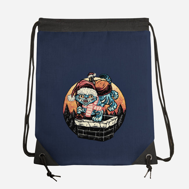 Derpy Chimney-None-Drawstring-Bag-glitchygorilla