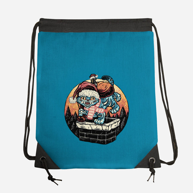Derpy Chimney-None-Drawstring-Bag-glitchygorilla