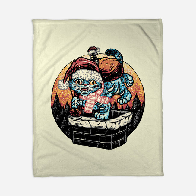 Derpy Chimney-None-Fleece-Blanket-glitchygorilla