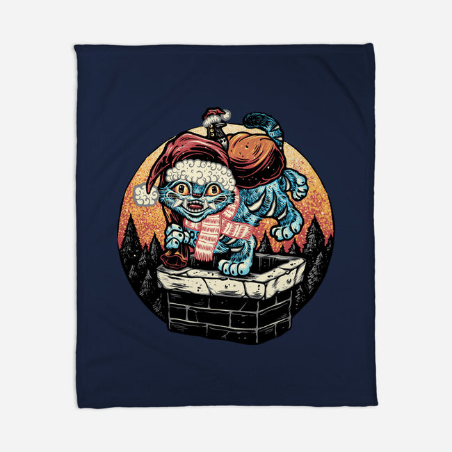 Derpy Chimney-None-Fleece-Blanket-glitchygorilla