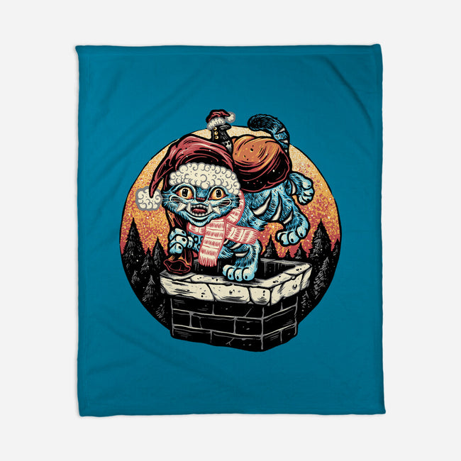 Derpy Chimney-None-Fleece-Blanket-glitchygorilla