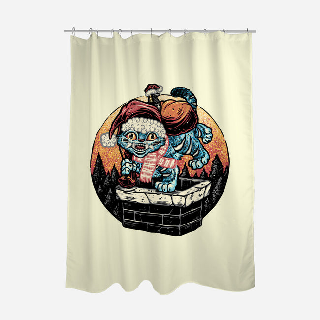 Derpy Chimney-None-Polyester-Shower Curtain-glitchygorilla
