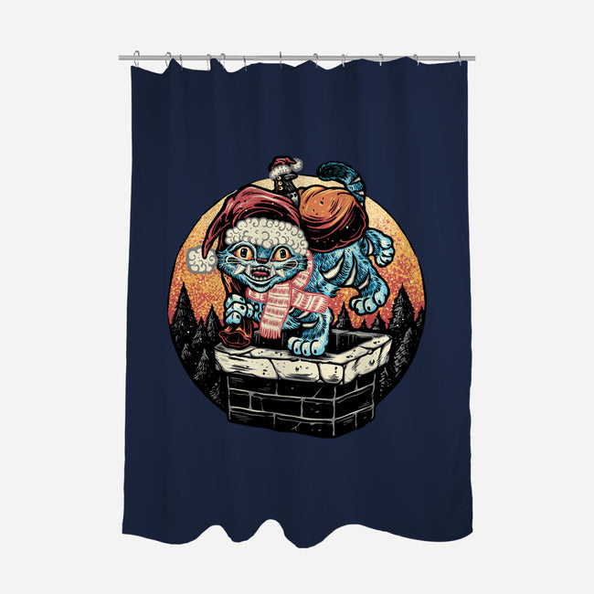 Derpy Chimney-None-Polyester-Shower Curtain-glitchygorilla