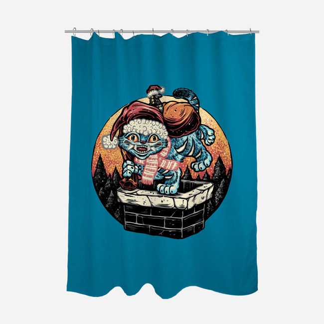 Derpy Chimney-None-Polyester-Shower Curtain-glitchygorilla
