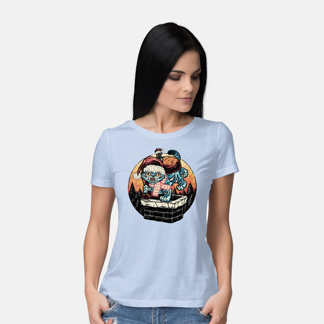 Derpy Chimney-Womens-Basic-Tee-glitchygorilla