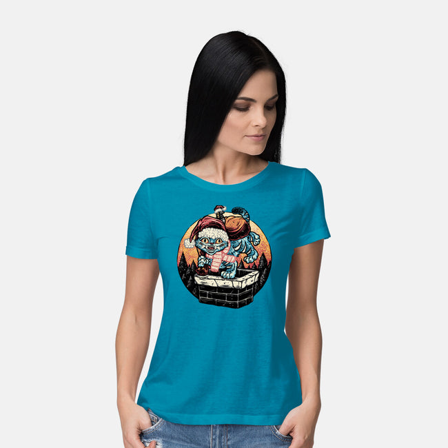 Derpy Chimney-Womens-Basic-Tee-glitchygorilla