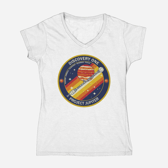 Discovery One-Womens-V-Neck-Tee-JCMaziu