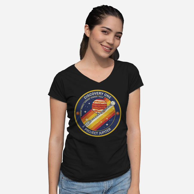 Discovery One-Womens-V-Neck-Tee-JCMaziu