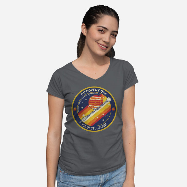 Discovery One-Womens-V-Neck-Tee-JCMaziu
