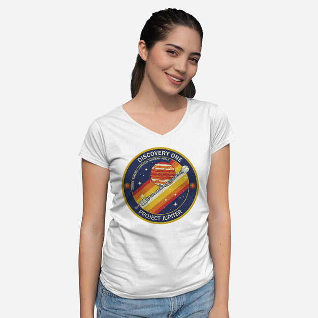 Discovery One-Womens-V-Neck-Tee-JCMaziu